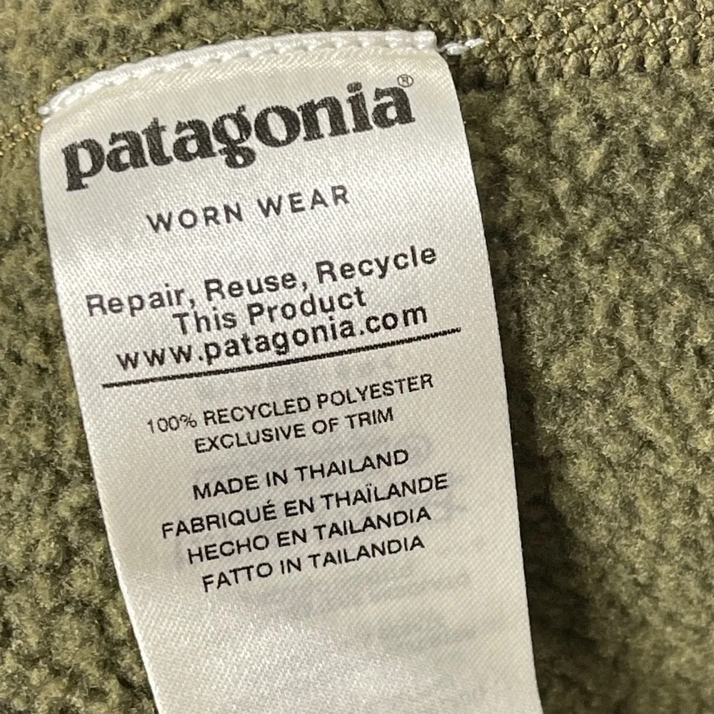 Patagonia Men’s Better Sweater 1/4-zip Fleece Industrial Green Style 25522 - Picture 7 of 11